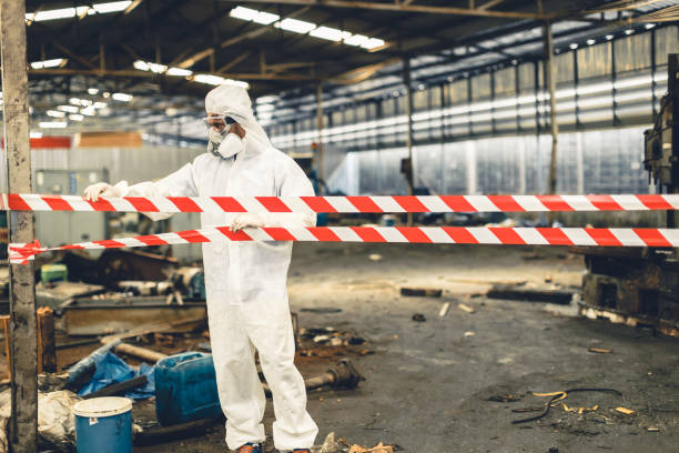 Professional Crime Scene Cleanup technician working in East Brunswick, NJ